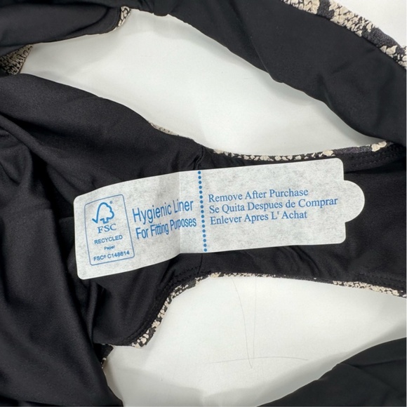 Andie Riviera Belted Bikini Bottom Snakeskin Print Size Medium New with Tag - Picture 10 of 13